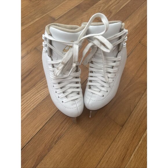 Jackson Artiste Ultima Figure Skates Child White Mark IV Blades JS1791 Size 12C - Picture 1 of 9